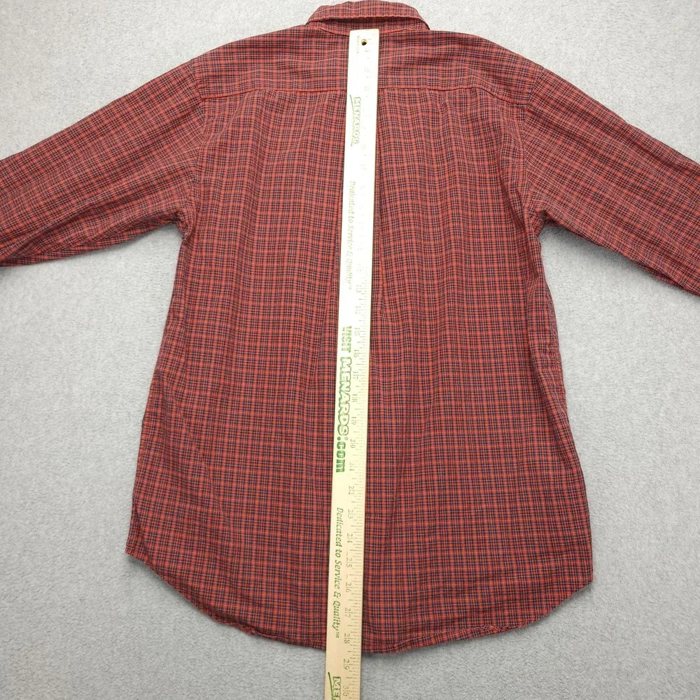 Ralph Lauren Shirt Boys XL 18-20 Red Plaid Long‎ Sleeve Button Down Pony Logo
